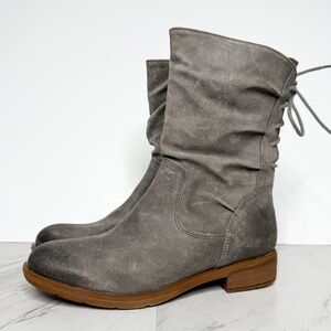 New! Sofft Sharnell Heel Low Gray Boot 6M